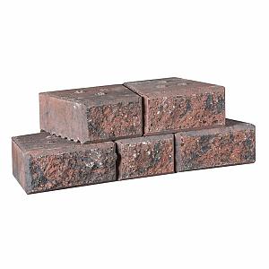 Crack & Stack 15/23x20x10 cm Rood/zwart (verkoop per pallet van 100 st)