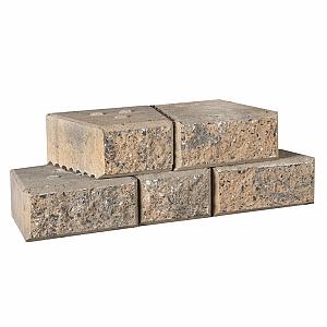 Crack & Stack 15/23x20x10 cm Bruin/zwart (verkoop per pallet van 100 st)