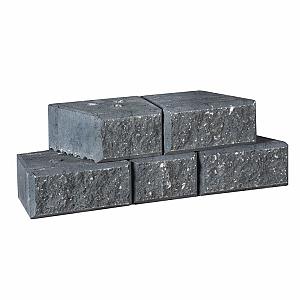 Crack & Stack 15/23x20x10 cm Zwart (verkoop per pallet van 100 st)