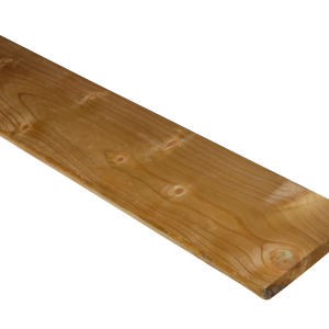 Plank 1,8x14,5x360 cm ME Vuren geschaafd groen geïmpregneerd