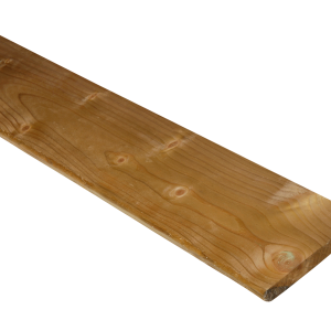 Plank 1,8x14,5x400 cm ME Vuren geschaafd groen geïmpregneerd