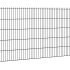 Hillfence metalen scherm dubbele staafmat 250x103cm zwart