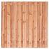 Tuinscherm Breil 19-planks 180x180 cm Red Class Rood geïmpregneerd
